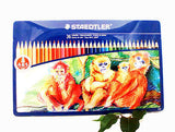 Staedtler Noris Club 145 Colour Pencil Tin Box - 3 sizes 12, 24 or 36