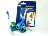 Staedtler Noris Club Left Handed Scissors 965 14 LN BK + Free Zebra Z-Grip Pencil