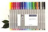 Staedtler Triplus Fineliner Assorted Hard Case Wallet x10 Or x20 334 0.3mm