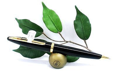 Waterman Carene Ballpoint Pen Black Lacquer Body with Gold Trims S0700380
