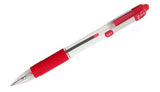 Zebra Z-Grip Ballpoint Pen x3 Assorted Black Blue & Red Retractable 1.0mm Medium