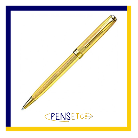 Parker Sonnet Ballpoint Pen Chiselled Gold S0808270 Vintage Brand NEW