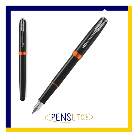Parker Sonnet Executive Fountain Pen Medium Nib Black/Red 193488