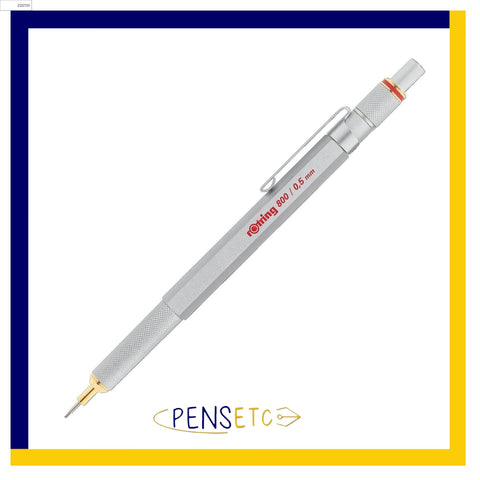 Rotring 800 0.5 Mechanical Pencil in Silver