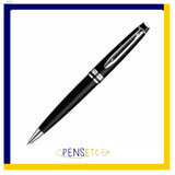 Waterman Expert Matt Black Chrome Trim Ball Pen
