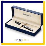 Waterman Expert Matt Black Chrome Trim Ball Pen