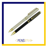 Zebra Sharbo Duo Pen & Pencil in one Special Purchase in Black & Champagne