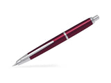 Pilot Capless Decimo Vanishing Point Fountain Pen with Red Body and Chrome Trims