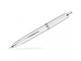 Pilot Capless Vanishing Point Retractable Fountain Pen Carbonesque White/Chrome