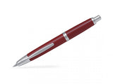 Pilot Capless Vanishing Point Retractable Fountain Pen Carbonesque Red/Chrome