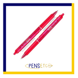 Pilot Frixion Erasable Clicker Rollerball Pen 0.7mm x 2 in 7 Colours