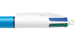 Bic 4 Colours Original Multifunction Ballpoint Pen in Blue and White