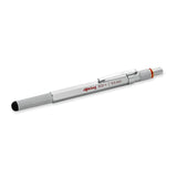 Rotring 800+ Mechanical Pencil and Touchscreen Stylus Hybrid in Silver