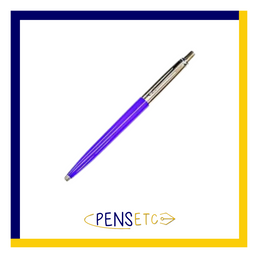 Parker Jotter Ballpoint Pen in Violet with Stainless Steel Trims