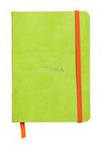 RHODIA A6 RHODIARAMA JOURNAL/NOTEBOOK in 3 colours, Lime Green, Pink and Turquoise