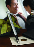 Sheaffer 300 Fountain Pen all Chrome Body Medium Nib Gift Boxed