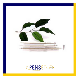 Pilot Birdie Stainless Steel Slim Mechanical Pencil or Twin ball Pen and Pencil