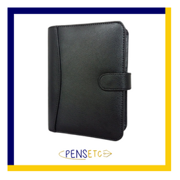 Collins Stirling Organiser Black Leather Pocket Size Diary KT3499 + Purse