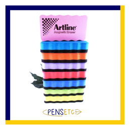 Artline Magnetic White Board Eraser Oblong 6 Colours to choose from 110x55 mm