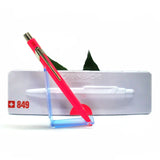 Caran D'Ache 849 Pop Line Ballpoint Pen in Flourescent Pink, Green, Yellow or Orange