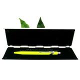 Caran D'Ache 849 Pop Line Ballpoint Pen in Flourescent Pink, Green, Yellow or Orange