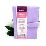 Collins Milan Organiser Pocket Size Diary Pink Lilac Green Address Book