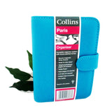 Collins Paris Pocket Organiser Baby Pink, Purple or Teal KT2855
