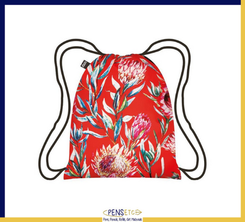 LOQI WILD Sugarbush Drawstring Backpack