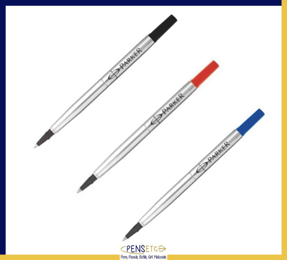 Parker Quink Rollerball Refill Available in 3 Colours Pens Etc