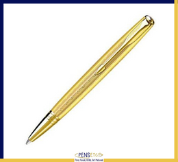 Parker Sonnet Monobloc Ballpoint Pen in Chiselled Gold Lustre