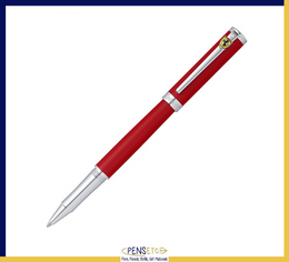 Sheaffer Ferrari Intensity Satin Red Ballpoint Pen with Chrome Trims
