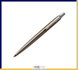 Parker Jotter Premium Carbon Brown Pinstripe Ballpoint Pen