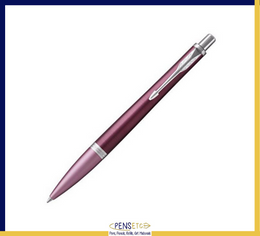 Parker Urban Premium Ballpoint Pen in Purple and Chrome Trim