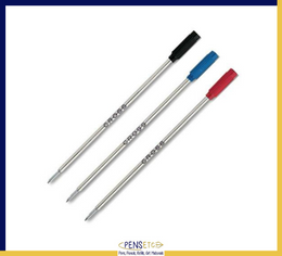 Cross Ballpoint Pen Refills with a MEDIUM Nib in Black 8513, Blue 8511 or Red 8515 x2 Refills