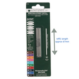 D1 Mini Ballpoint Pen refills for Parker, Cross, Rotring, Lamy, Zebra, Tombow and more