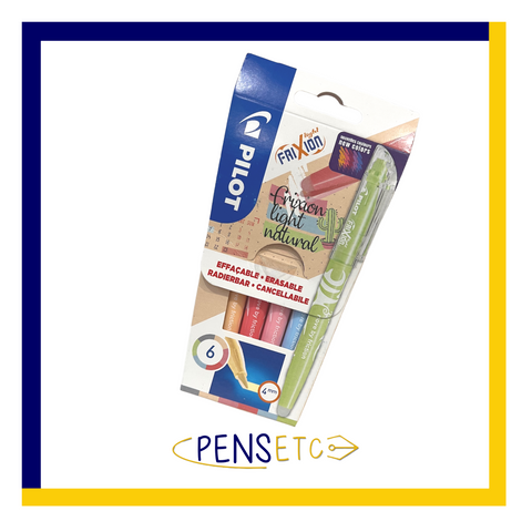 Pilot Frixion Light Erasable Highlighters Natural Pack of 6