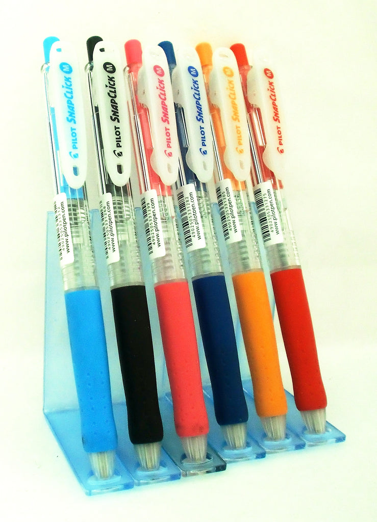 Pilot SnapClick Retractable Ballpoint Pen 1.0mm Tip Extra Large Pocket ...