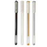 Pilot Choose Gel Pen x3 White Gold Silver Black Pens Pigment Ink 0.7mm Begreen Range Pen