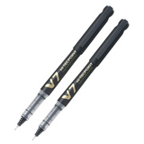 Pilot V7 Refillable Pen Liquid Ink 0.7mm nib x2