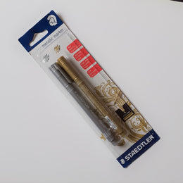 Staedtler Metallic Markers Packet x2 Gold and Silver 1-2mm Line Width
