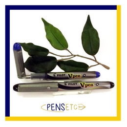 Pilot V Fountain Pen Disposable Medium Nib Black or Blue Ink SVP-4M