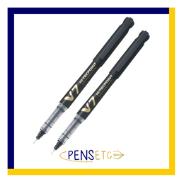 Pilot V7 Refillable Pen Liquid Ink 0.7mm nib x2