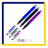 Stabilo beCrazy! Rollerball Pen in Matt Black, Blue or Fuchsia