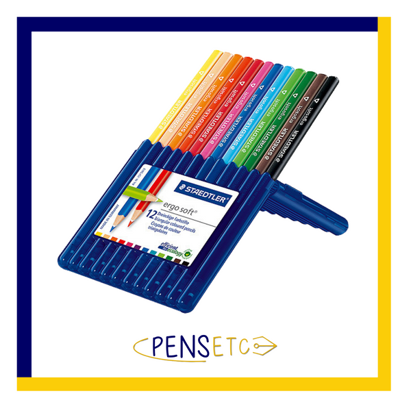 Pastelli Ergosoft Jumbo 12 Colori - Pastelli Morbidi E Ergonomici Per Bambini