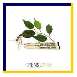 Pilot Calligraphy Pens set of 3 in wallet 1mm 2mm 3mm Black Ink Lettering Pen