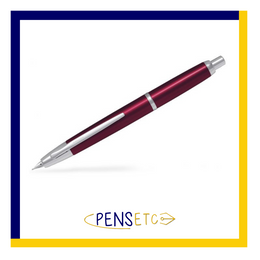 Pilot Capless Decimo Vanishing Point Fountain Pen with Red Body and Chrome Trims