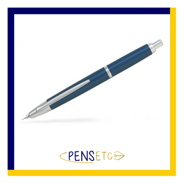 Pilot Capless Decimo Vanishing Point Retractable Fountain Pen Blue/RhodiumTrims