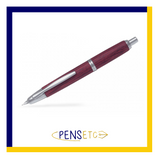 Pilot Capless Vanishing Point Fountain Pen with Red Birchwood Body and Chrome Trims