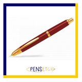Pilot Capless Vanishing Point Retractable Fountain Pen Red/Gold Trims