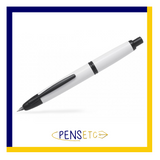 Pilot Capless Vanishing Point Retractable Fountain Pen White with Black Trims